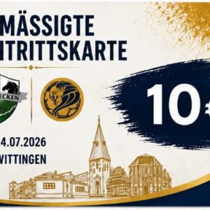 Eintrittskarte "Ermäßigt" - Reckenspiel 2026